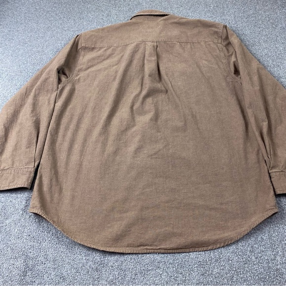 Carhartt Chest Pocket Button Down Brown Long Sleeve Men’s Size Large - Picture 5 of 10